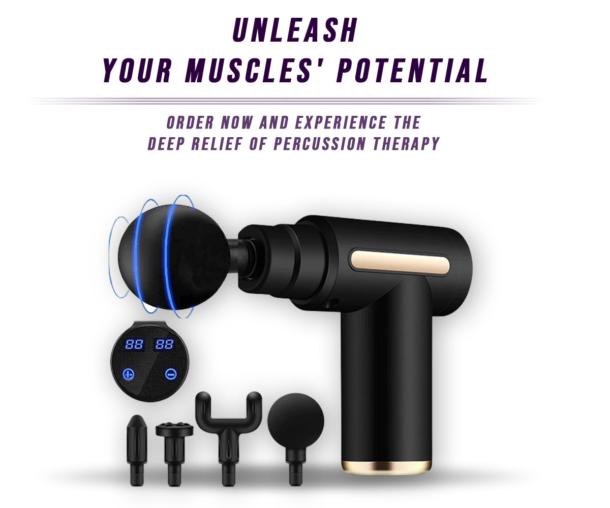 RecoverHero™ Pro  Deep Tissue Massage Gun