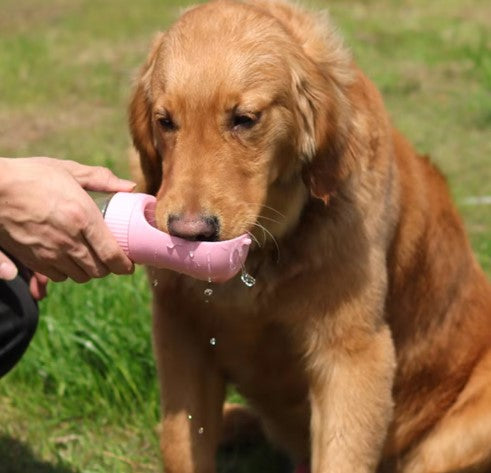 HydroHero™ 2 In 1 Portable Dog Water Bottle