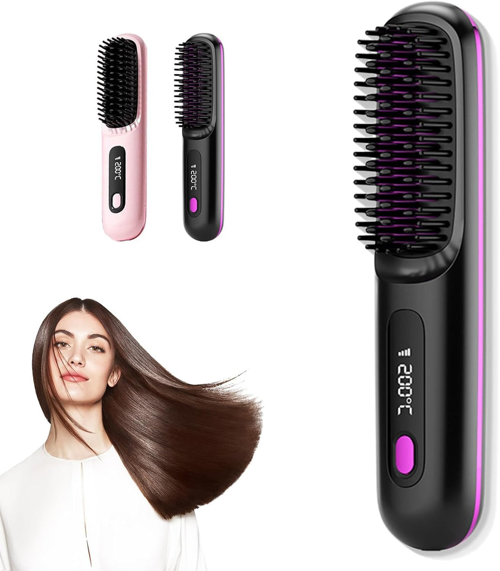GoBrush - Cordless Portable Hair Straightening Brush